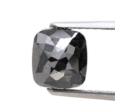 1.47 Carat Black Color Oval
