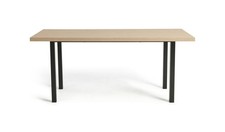 Habitat Zayn Wood Effect Dining Table Birch Modern Kitchen Furniture