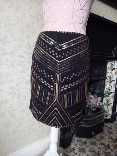 Ladies black mini skirt - ladies,