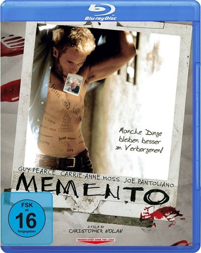 Memento guy pearce blu - memento, [blu-ray]