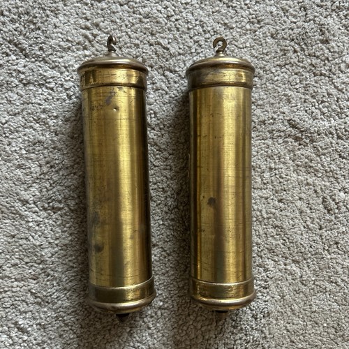 Antique clock parts pair of - antique,
