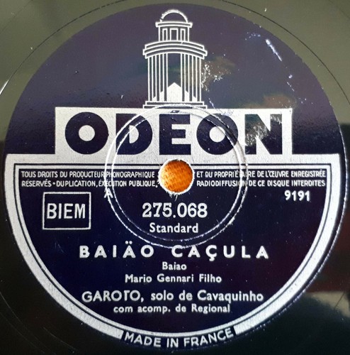 Garoto cavaquinho odeon - garoto,