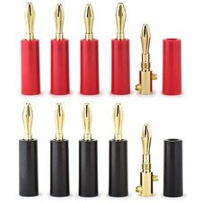 10x 4mm Twin Screw Banana