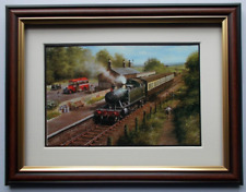 RAILWAY PRINT BY DON BRECKON FRAMED - COUNTRY CONNECTION