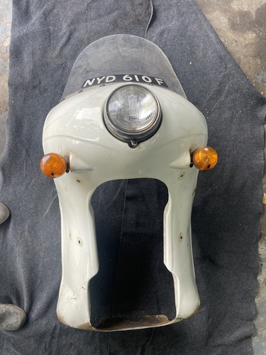 Vintage motorcycle fairing - motorcycle,