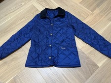 Boys Barbour Blue Quilted
