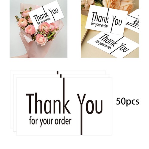 50pcs thank you for your - 50pcs, order