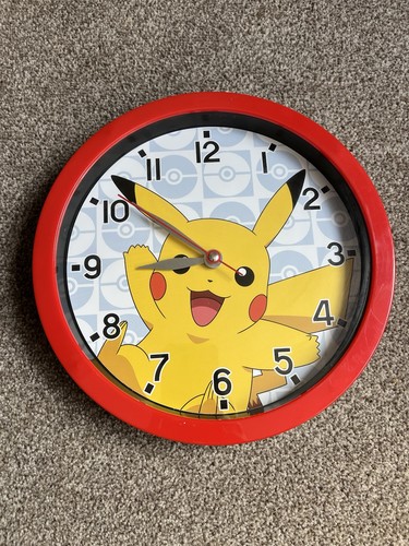 Pokemon pikachu wall clock - pokemon,