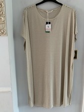 Bnwt beige stripe nightie - beige,