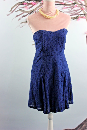 Influence blue lace boned - blue,