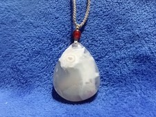 Cherry Blossom Agate Pendant