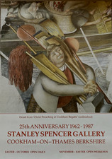 Stanley Spencer 25th Anniversary of Stanley Spencer Gallery poster 1987