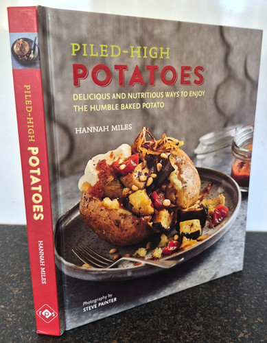 Piled high potatoes enjoy - high, :