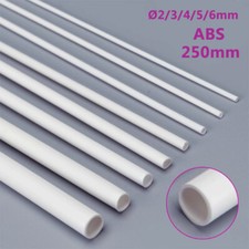 ø2 6mm hollow white abs - Ø2/3/4/5/6mm,