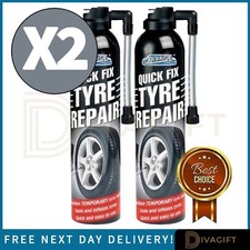 2 x QUICK FIX TYRE REPAIR KIT