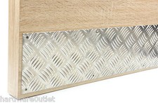 Kick Plate Aluminium CHEQUER