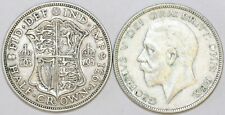 1928 to 1936 George V Silver Half Crown Second Design Your Choice of Date / Year