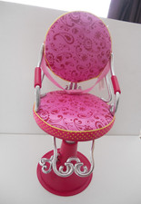 OUR GENERATION PINK STYLING CHAIR  FOR 18" DOLL