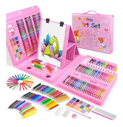 208pcs deluxe colouring art - 208pcs,