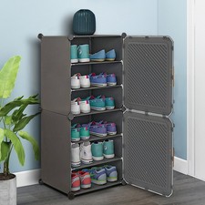 6 Layer Interlocking Shoe Rack