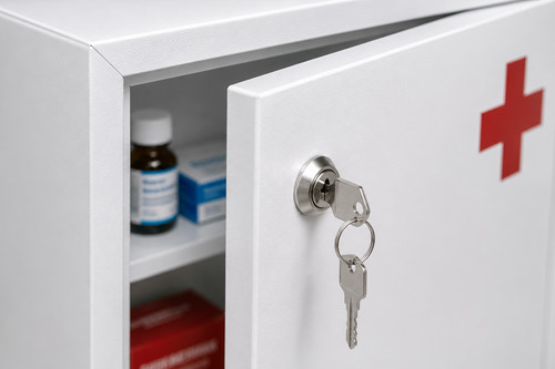 Lockable first aid medical - first,