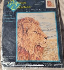 Cross Stitch Kit #106-30 The Janlynn Platinum Collection The King of The Beasts