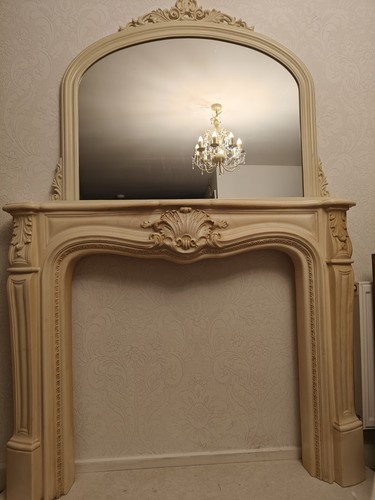French louis fireplace - xv,