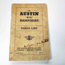 AUSTIN A70 HAMPSHIRE PARTS