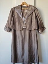 Roman Originals Occasional Dress 16 Bolero 18 Set Grey Mother Of Bride Wedding 