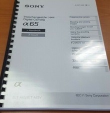 SONY SLT A65 CAMERA FULLY