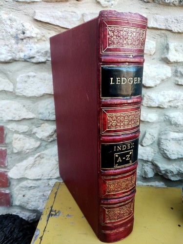Vintage ledger with z - -,