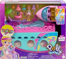 Polly Pocket Unicorn Dream Cruise Ship Boat Playset Brand New Sealed       (386)