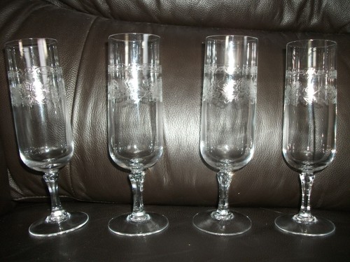 Vintage etched crystal - vintage,