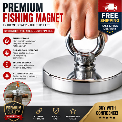 Super strong neodymium - super, fishing