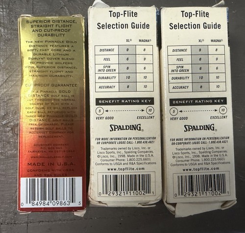 Pinnacle gold top - flite, xl