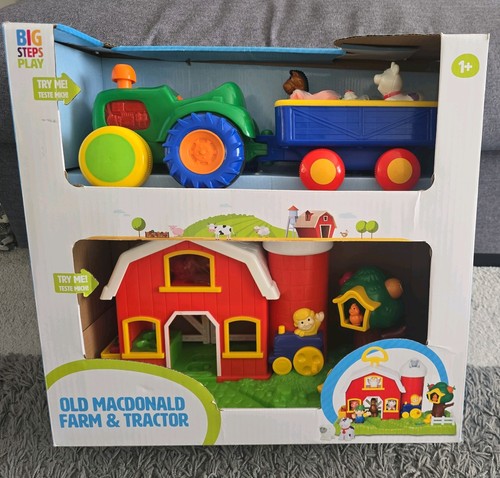 Farm tractor with - with, old