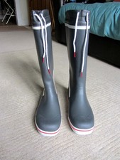 GILL Sailing Watersports Rubber Wellington Style Boots UK 8