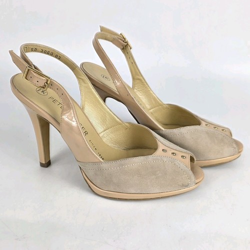 Peter kaiser nude beige suede - kaiser,