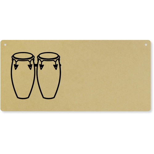 Conga drums door plaque - drums',