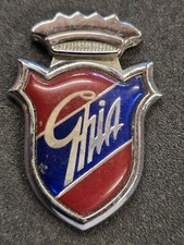 Genuine Vintage FORD Escort MK2 GHIA BADGE Emblem FORD VITROFOIL  78GB 16098 AA