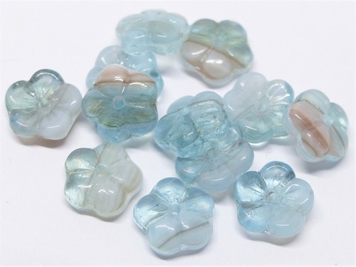 7mm flower flat disc - 7mm, round
