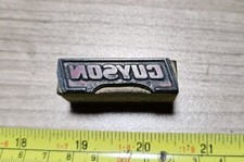 Vintage Letterpress Printing