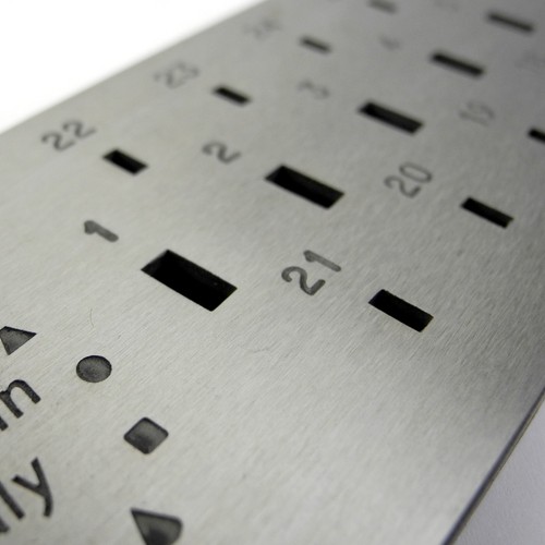 Steel drawplate rectangular - drawplate,