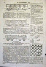 Original Old Antique Print