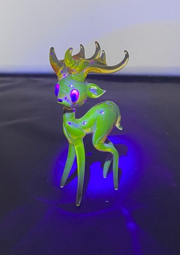 Vintage lauscha uranium bambi - uranium,