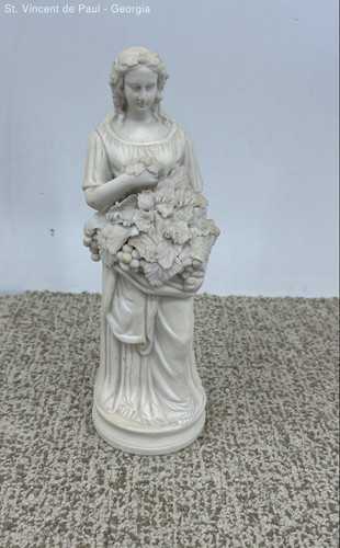 Antique parian ware figure - parian, of