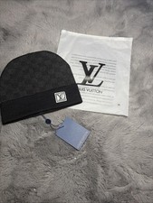 Louis Vuitton Beanie Petit Damier "Black" LV Monogram Logo