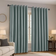 Thick eyelet blackout curtains - thick,
