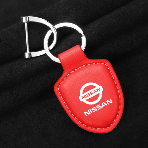 Red white nissan - x, keyring