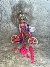 Vintage Barbie Bicyclin'